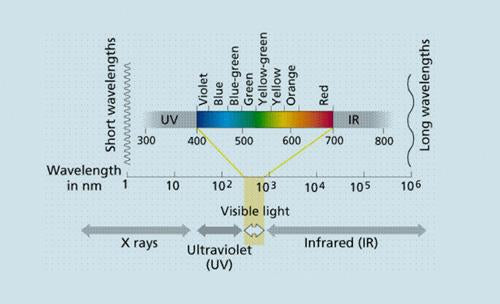 Visible Electromagnetic Light Spectrum